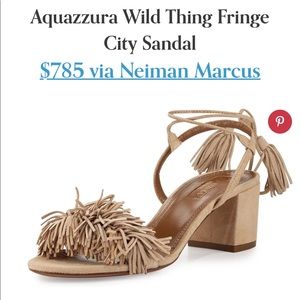Aquazzura Wild Thing Fringe Sandal